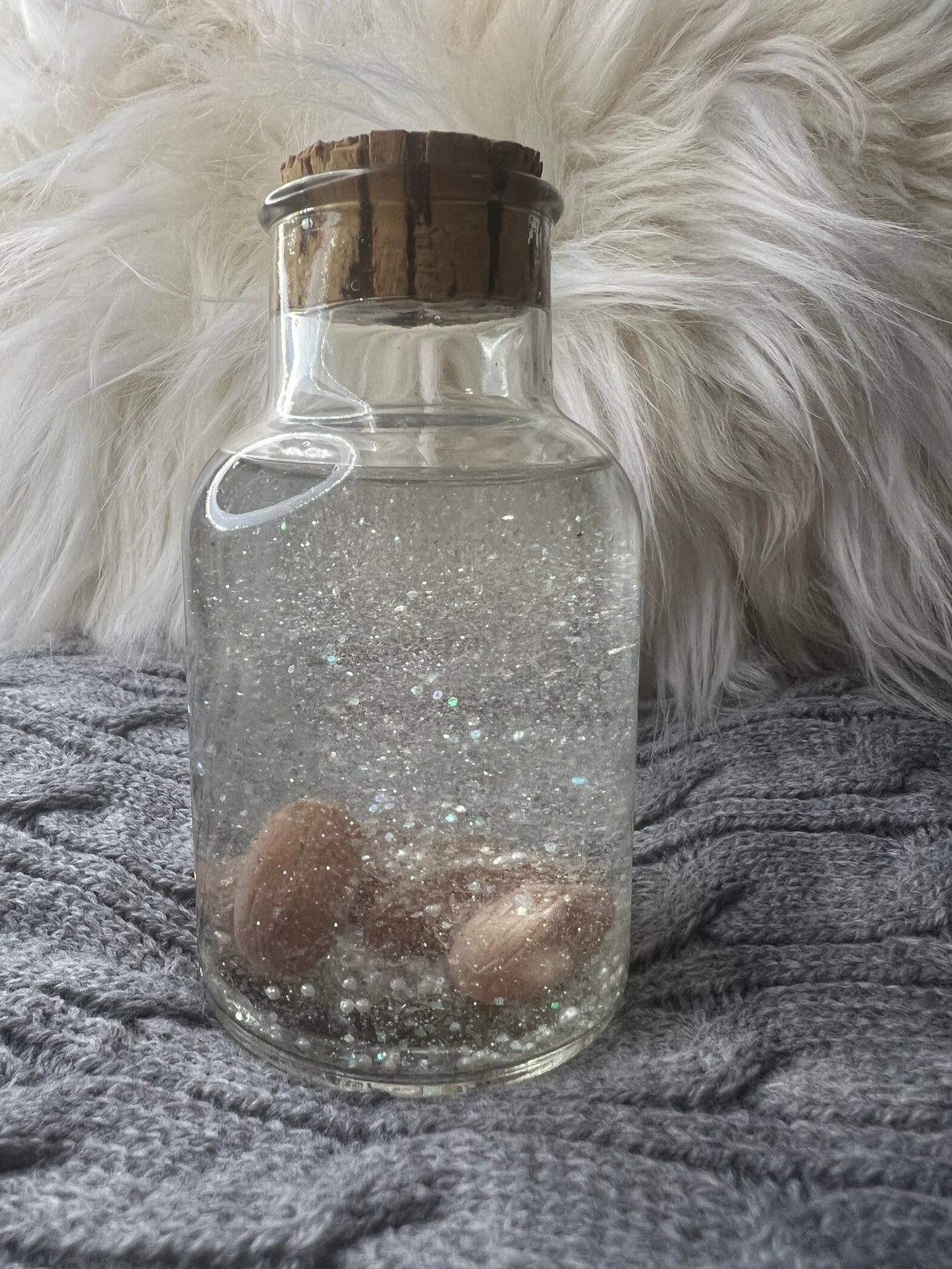 Bearded Dragon Eggs fixed wet specimen snow globe